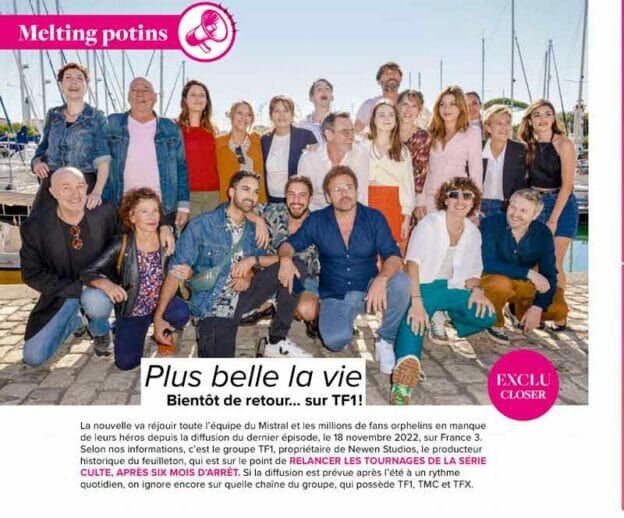 Plus belle la vie de retour TF1 en 2024 les acteurs la durée l