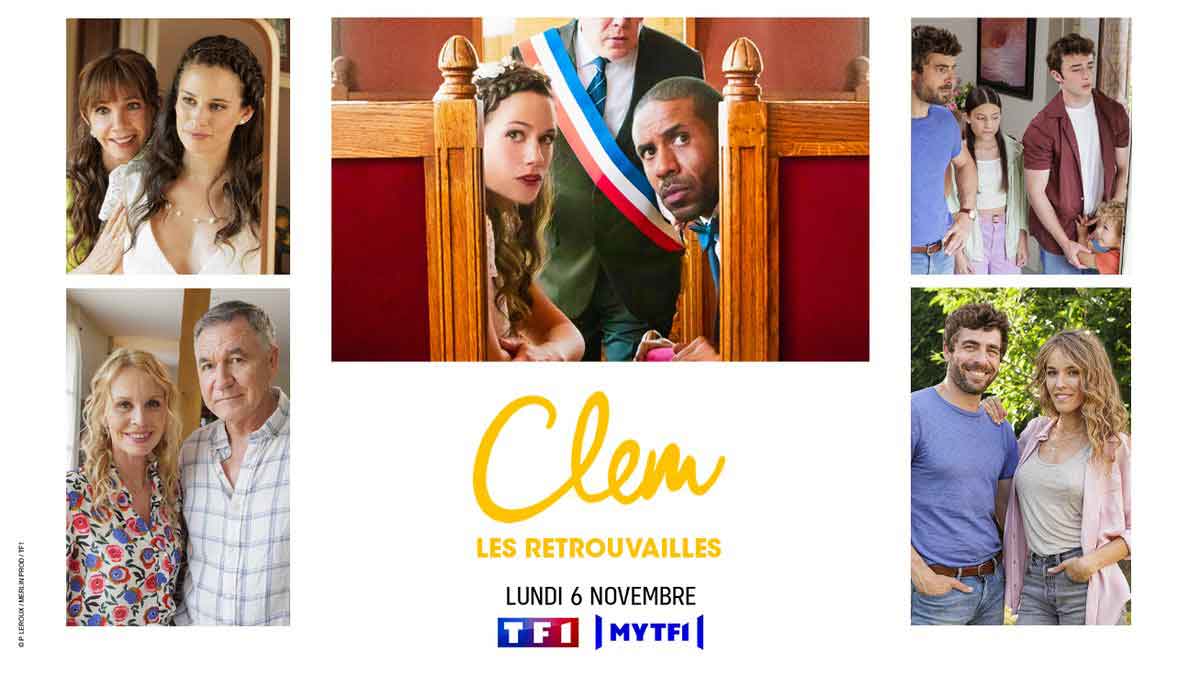 Avis et audience Clem (les retrouvailles, TF1) avec Victoria Abril et Lucie  Lucas le 6 novembre 2023
