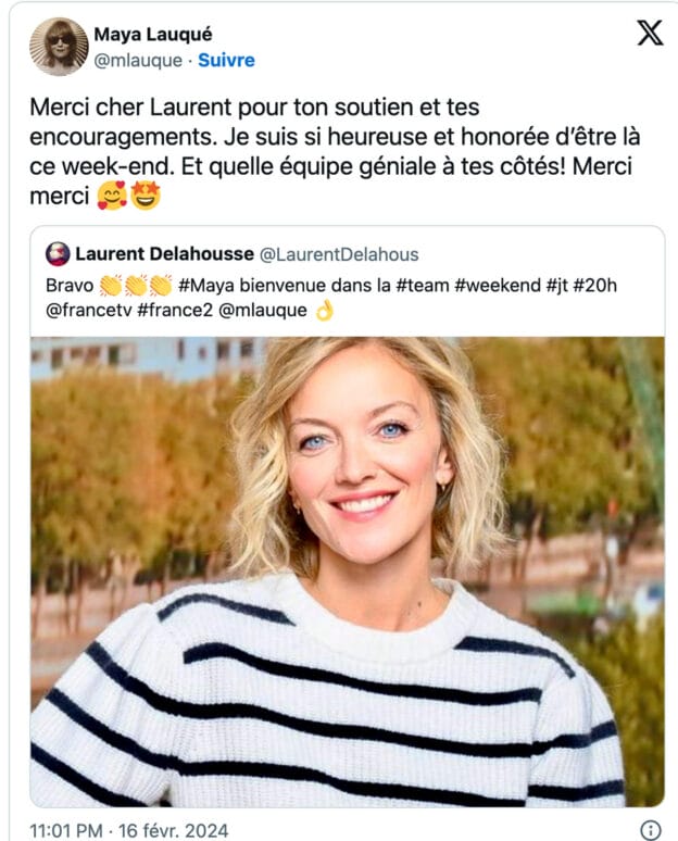 Maya Lauqué (JT 20h De France 2) : Avis Critiques Et Audiences Du Week ...